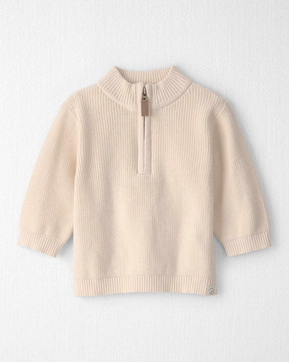 Baby Organic Cotton Quarter-Zip Pullover | Carter's Inc