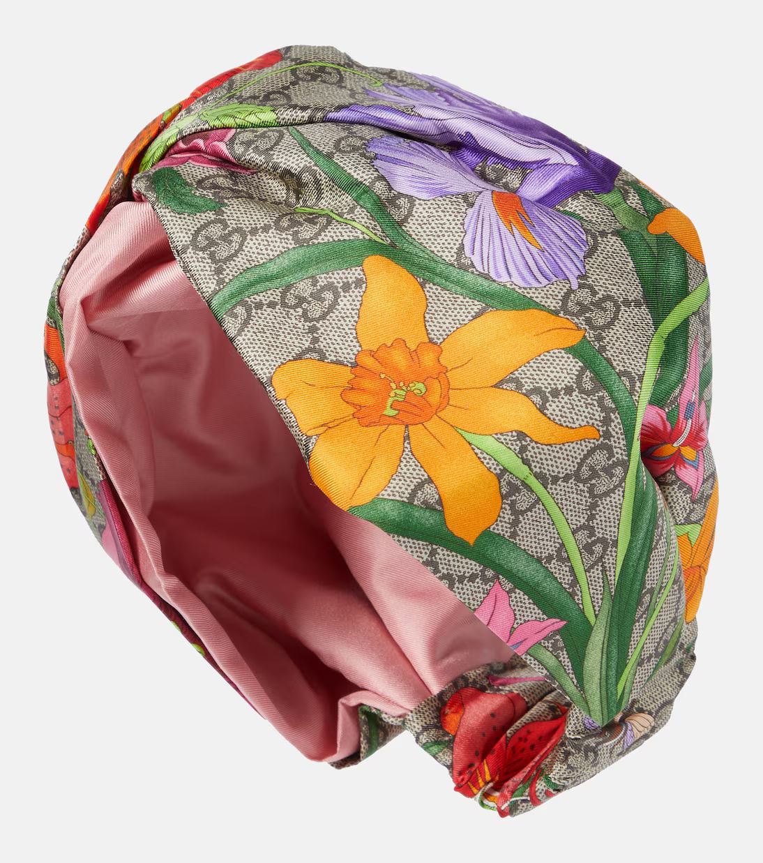 GG Flora printed silk headband | Mytheresa (US/CA)