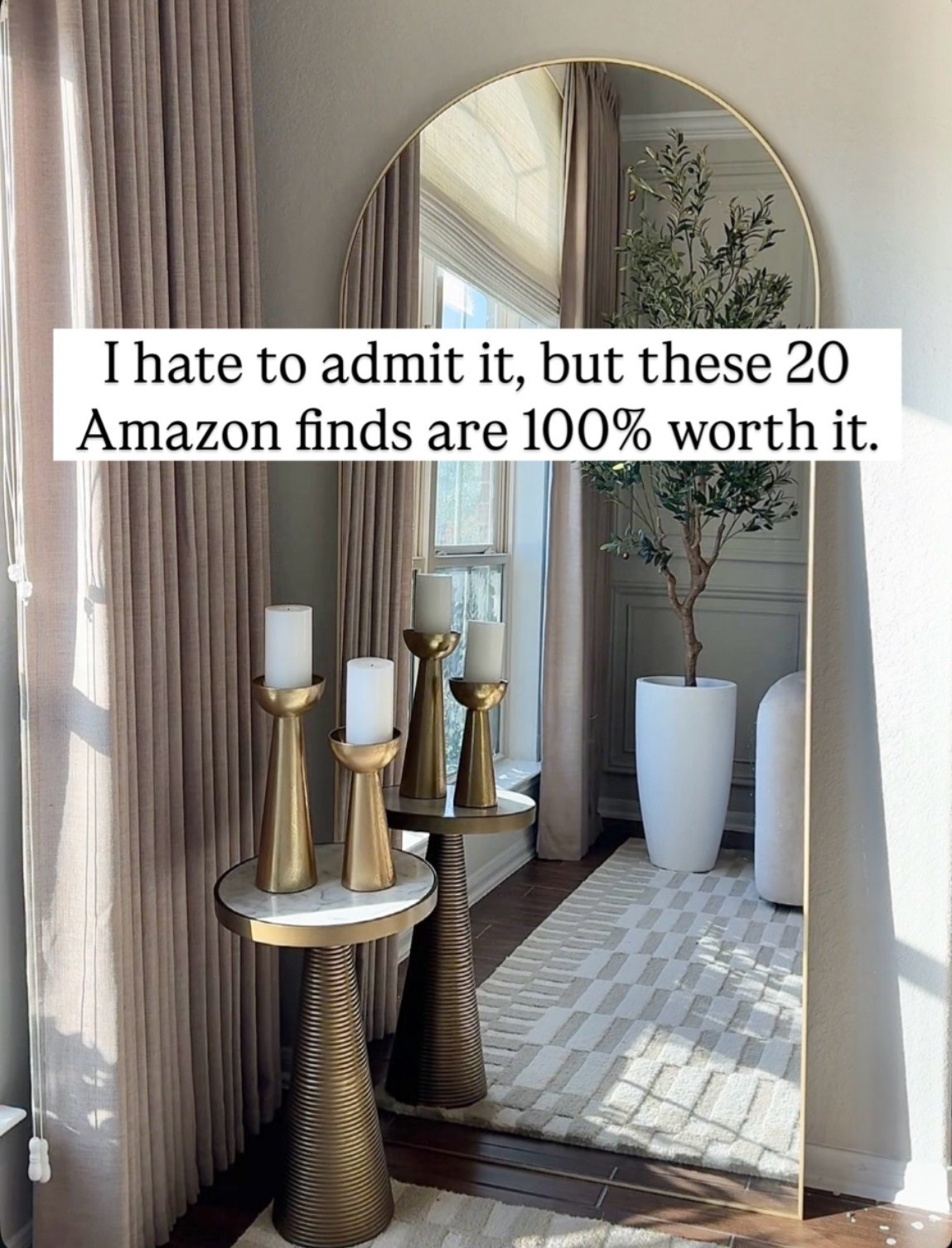 I hate to admit it, but these 20 Amazon finds
are 100% worth it…

#amazonhome #amazonfinds #budgetfriendlydecor #founditonamazon #neutralhomes

#LTKHome #LTKSaleAlert