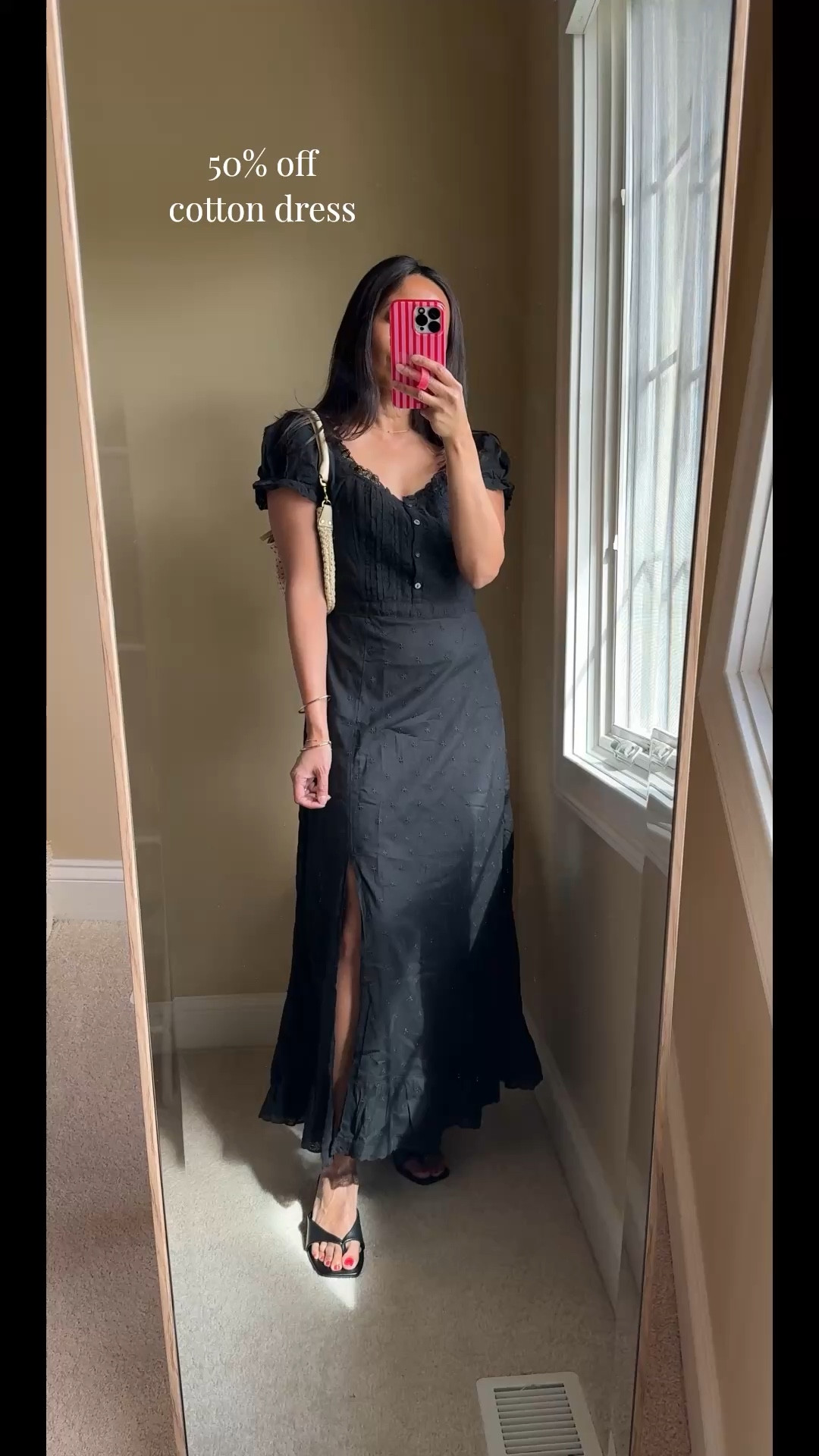 Cotton dress for multiple occasions. On sale 50% off. True to size for me. Classic style. Feminine style. 


#LTKOver40