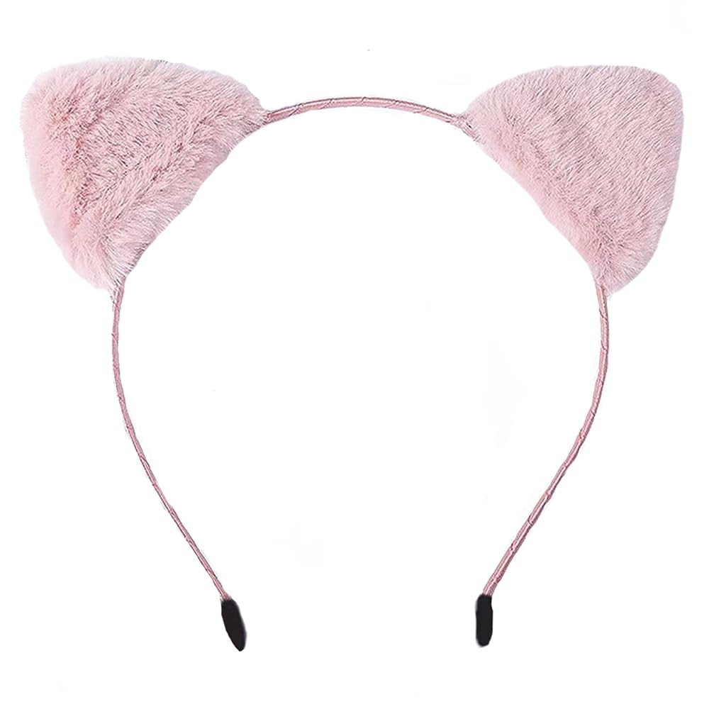 Soft Faux Fur Cat Ears Headband Halloween Cosplay Accessories for Women Girls, Headwear Cute Fanc... | Amazon (US)