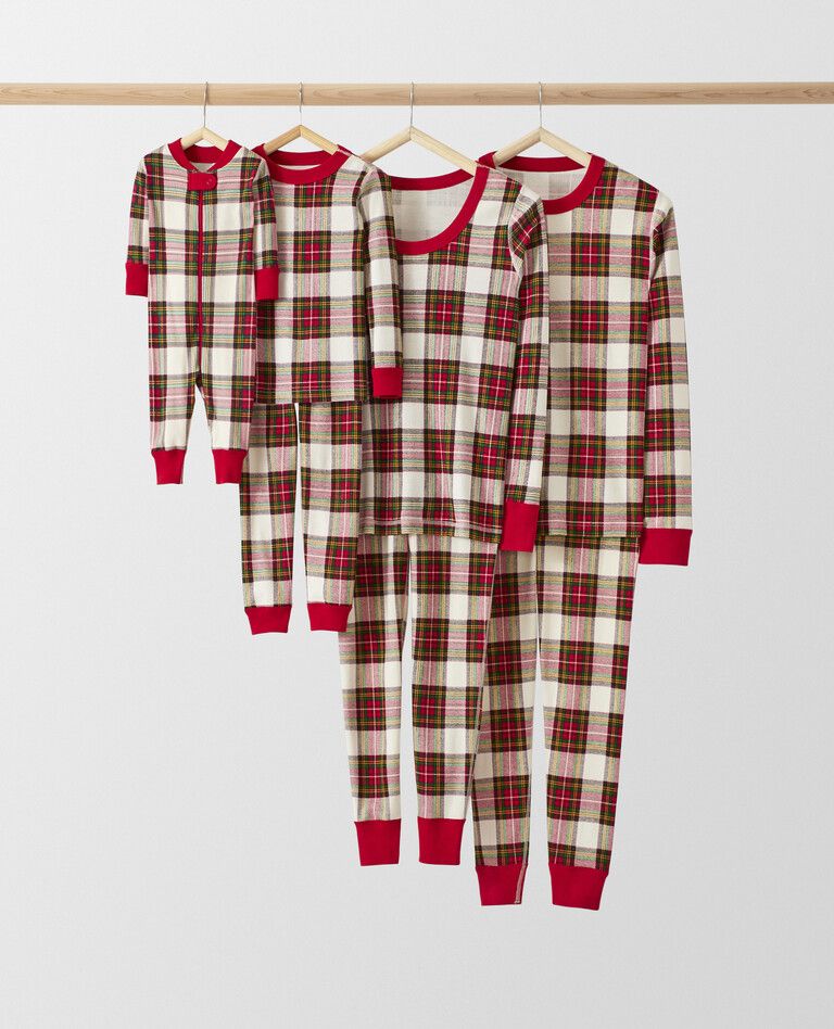 Family Holiday Plaid Matching Family Pajamas | Hanna Andersson