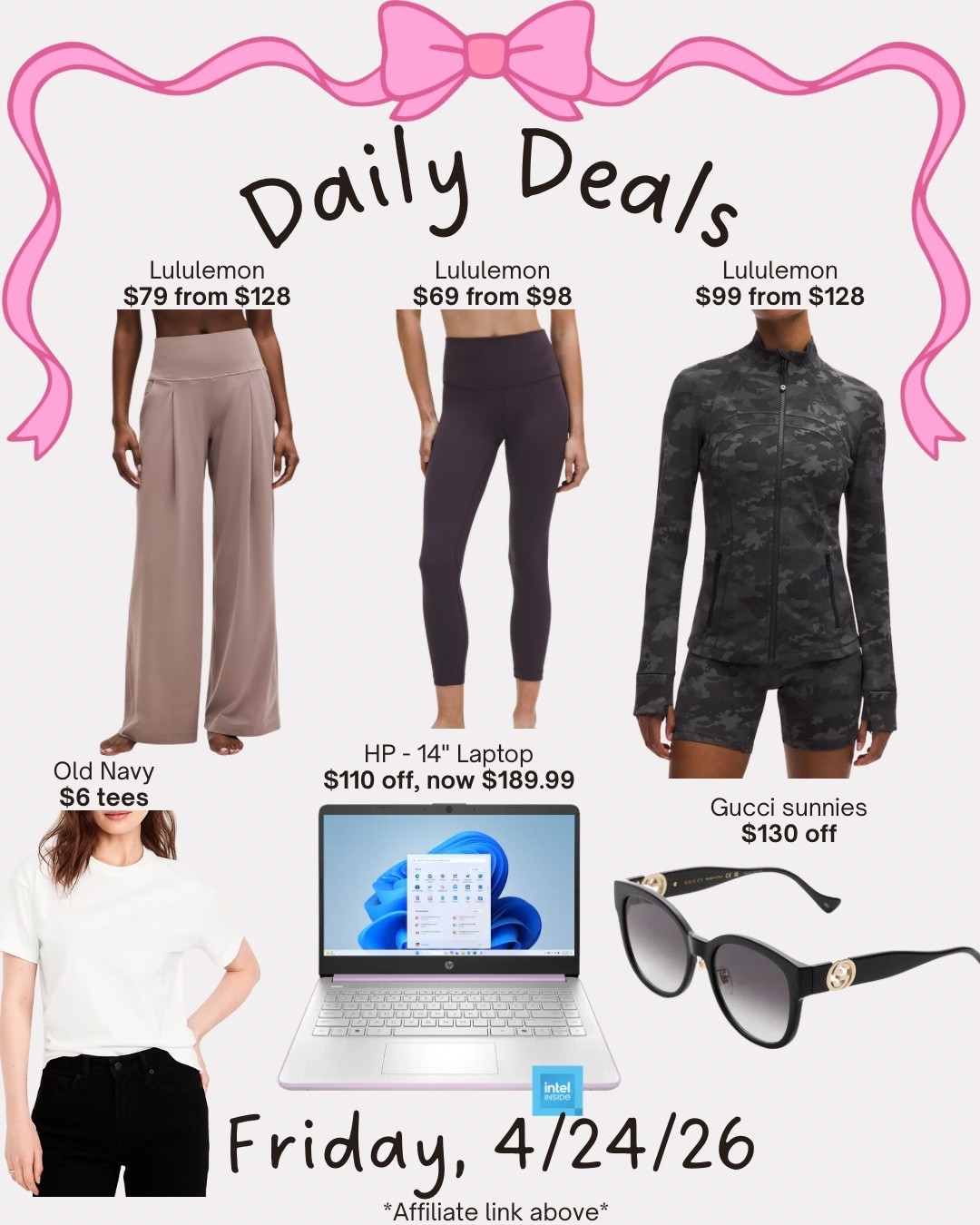 Daily deals 

#LTKSaleAlert #LTKActive #LTKSeasonal