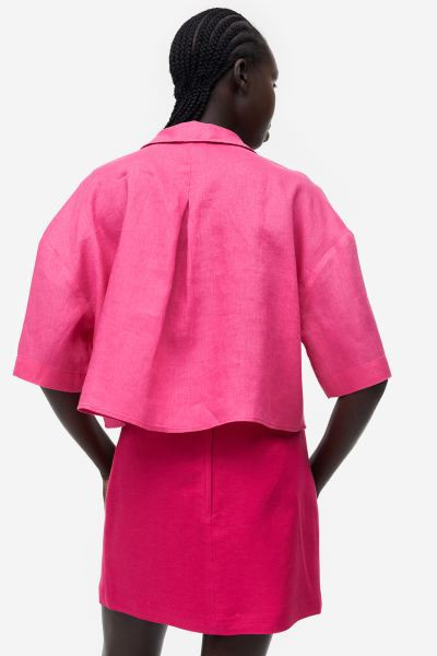 Camisa oversize de lino | H&M (FR, IT, ES, PT, BE)