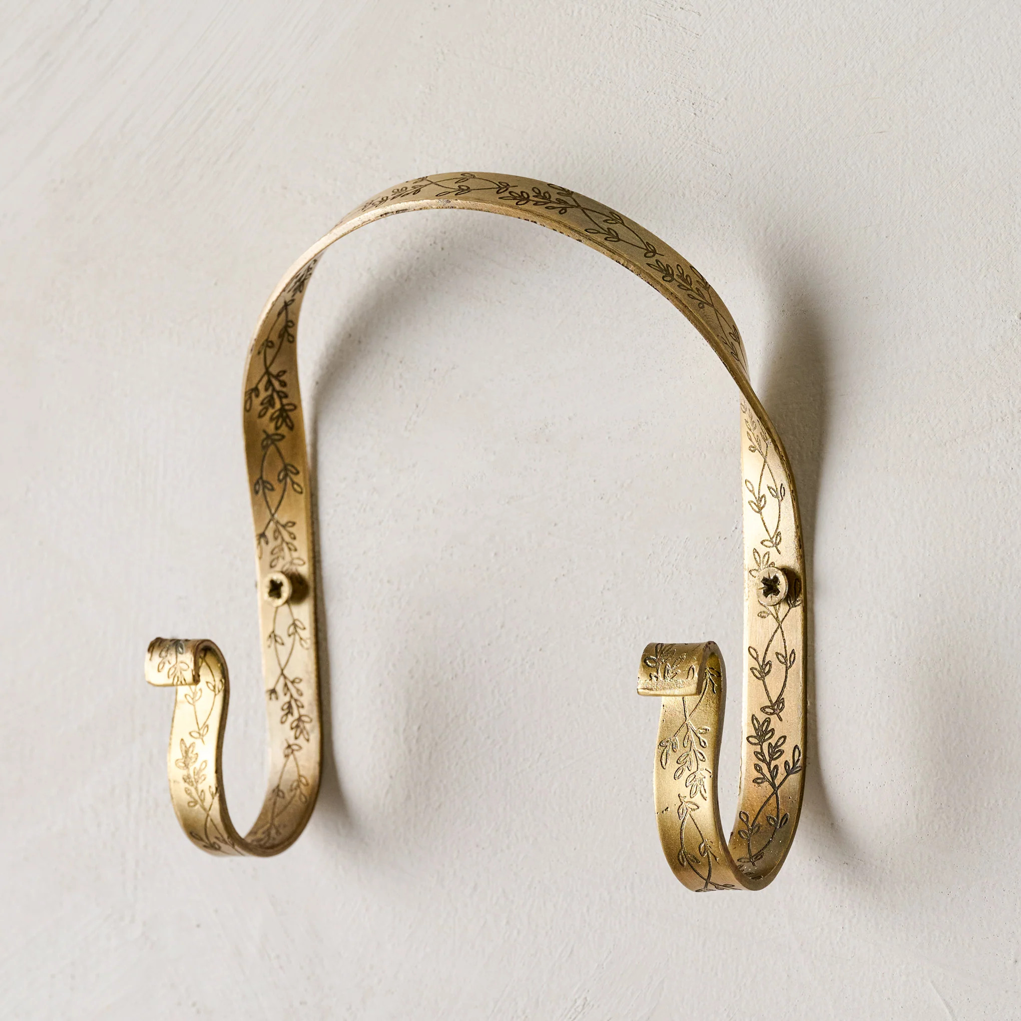 Celine Etched Brass Hook | Magnolia