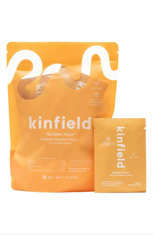 KINFIELD Golden Hour™ 12-Pack Mosquito Repellent Wipes at Nordstrom | Nordstrom