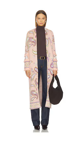 Hayley Menzies Dex Jacquard Duster in Rose. - size M | Revolve Clothing (Global)