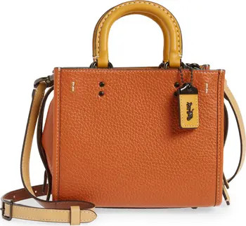 COACH Colorblock Pebbled Crossbody Bag | Nordstrom | Nordstrom