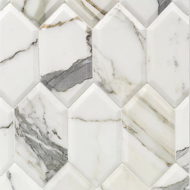 4" x 8" Marble Marble Look Wall Tile | Wayfair Professional