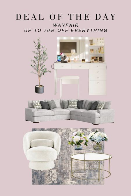 Wayfair is having their Memorial Day Clearance Sale!! Up to 70% off everything. Great chance to refresh your home!! 

#LTKSaleAlert #LTKFamily #LTKHome