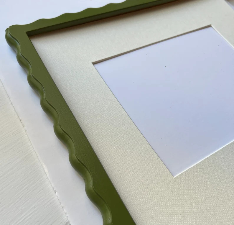 Beautiful Hand Painted Lacquered Wiggle Picture Frames. Any Colour and Size Available Larger Vers... | Etsy (US)