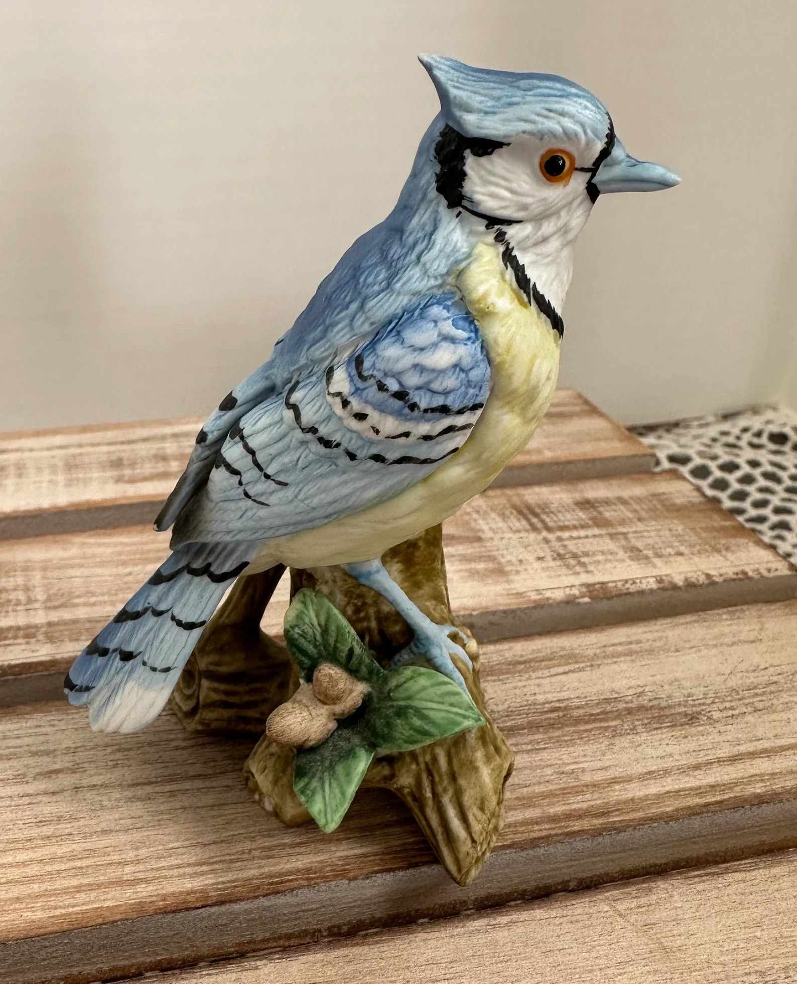 Lefton Small Blue Bird Figurine, Porcelain Bisque, Vintage - Etsy | Etsy (US)