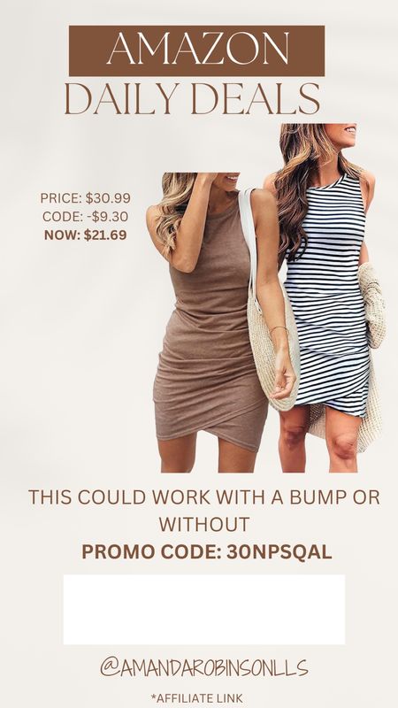 Amazon Daily Deals
Sleeveless Bodycon Dress

#LTKSaleAlert #LTKBump #LTKFindsUnder50