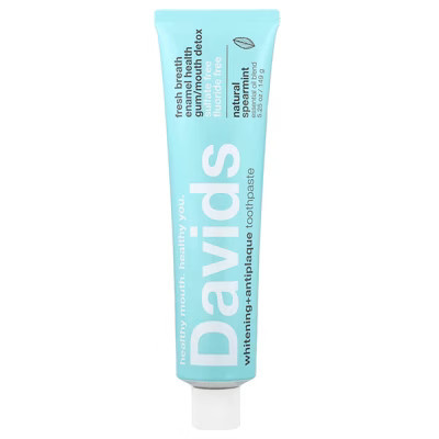 Davids Whitening + Antiplaque Toothpaste, Natural Spearmint , 5.25 oz (149 g) | Target