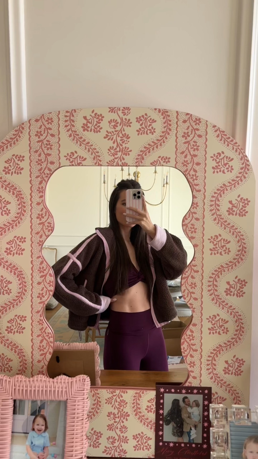 Workout set | flare leggings | free people | wine 

#LTKootd #LTKmorningroutine #LTKgrwm