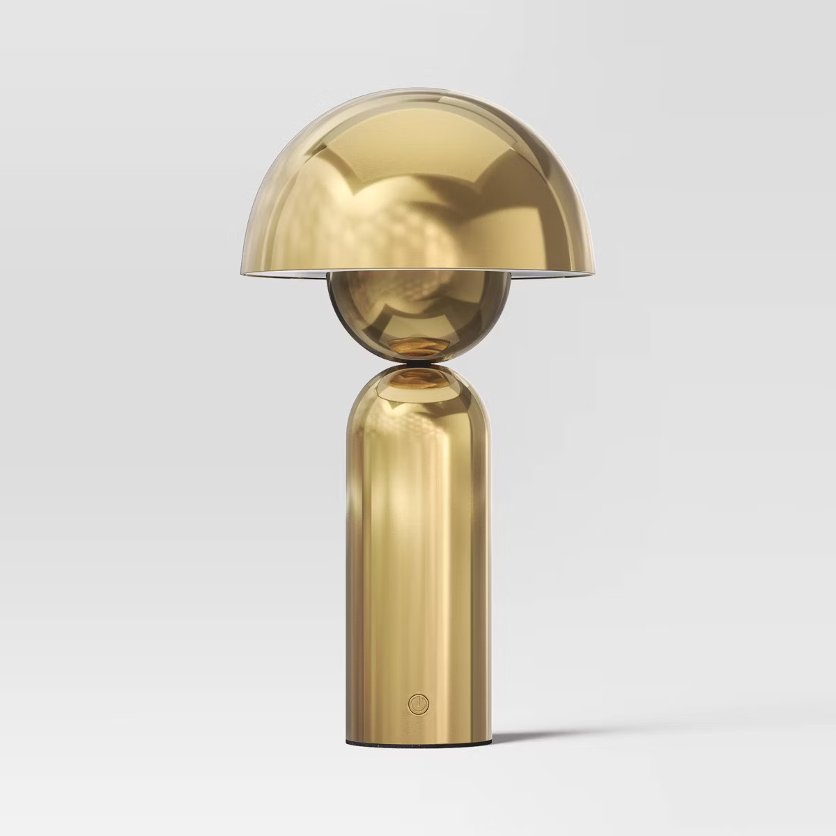 10.25" Rechargeable Cordless Dome Table Lamp with Touch Control Gold - Room Essentials™ | Target