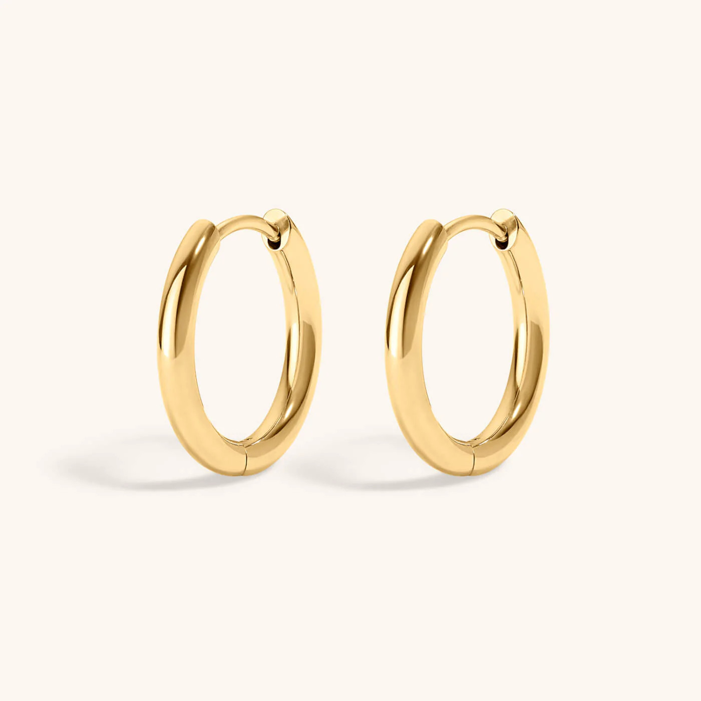 Classic Hoops in Titanium | Maison Miru