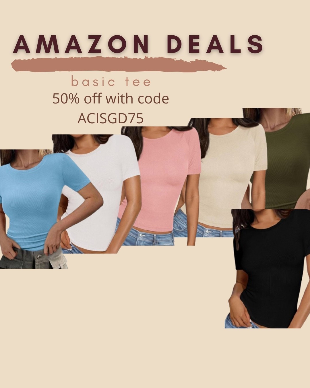 $8 ends 6/22

Amazon fashion
Amazon deals
Basic tee

#LTKSaleAlert