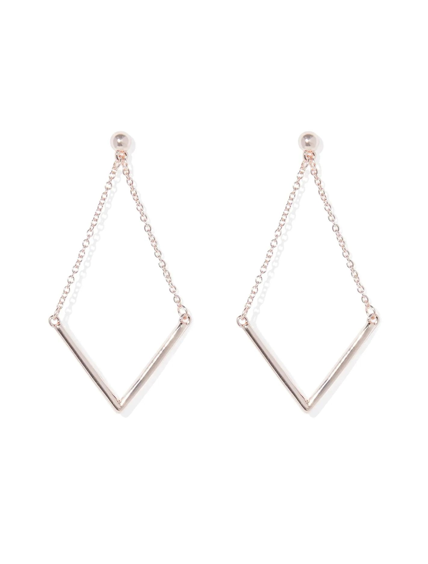 Maisa Geometric Train Drop Earrings | Forever New (AU)