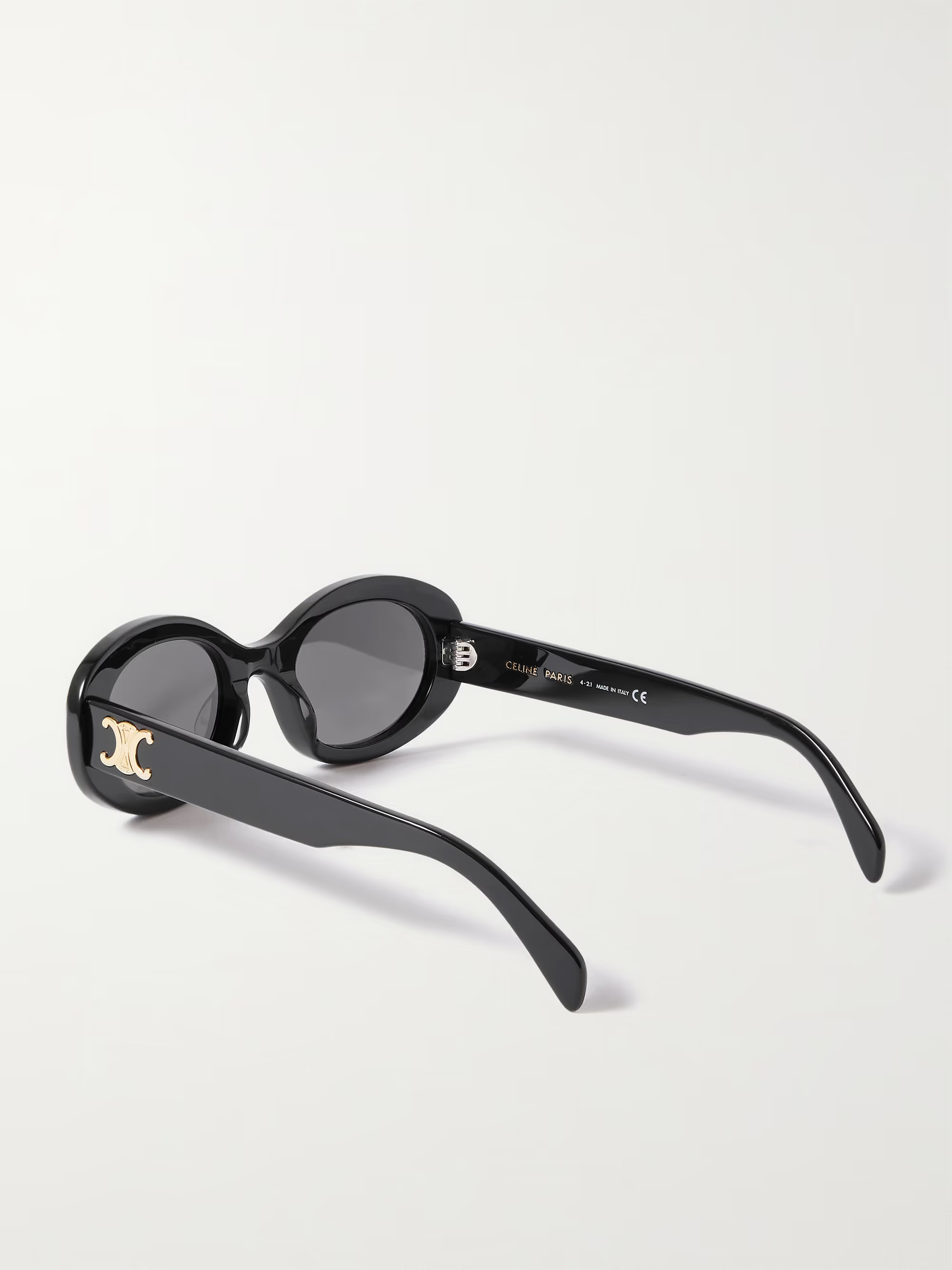 Triomphe oval-frame acetate sunglasses | NET-A-PORTER (UK & EU)