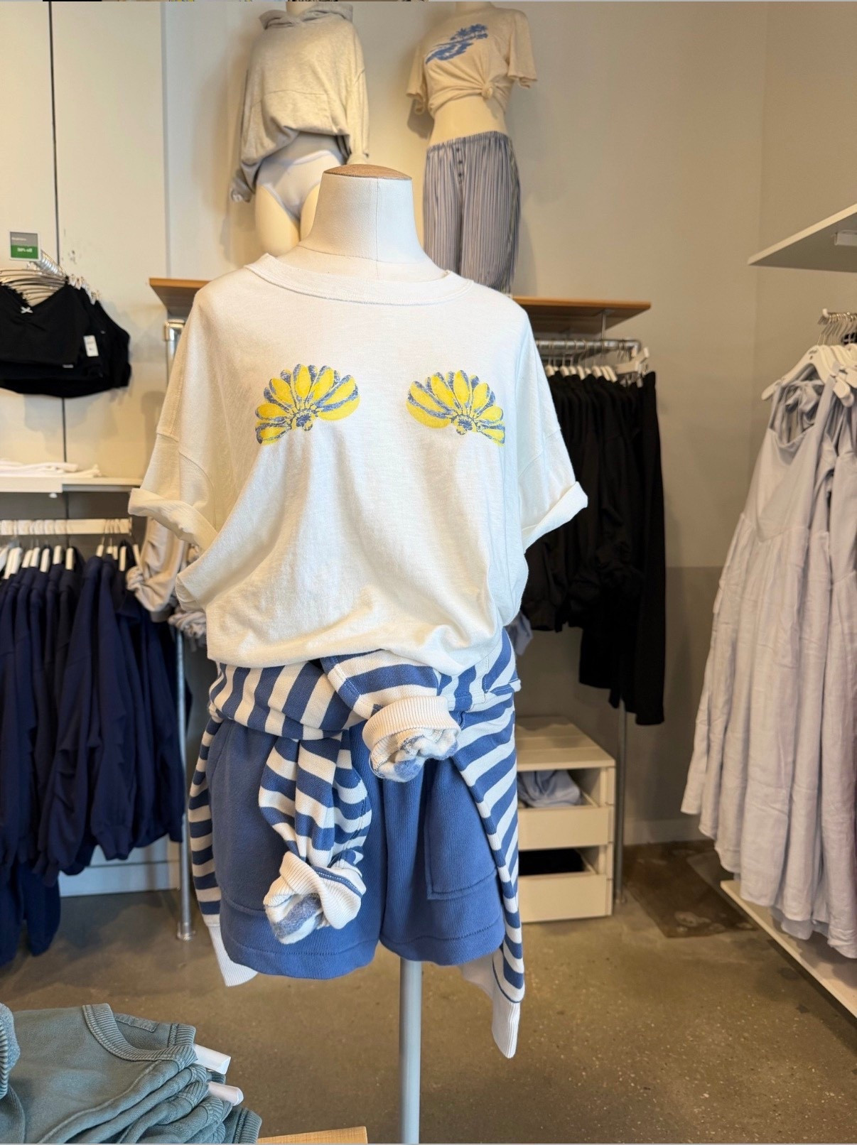 The outfit that makes getting dressed feel easy 🐚💙
Lightweight graphic tee + soft lounge shorts + a striped layer for that effortless coastal feel. Perfect for slow mornings, errands, or throwing on after the beach—comfy but still cute.


coastal outfit, beachy style, casual summer outfit, graphic tee outfit, lounge shorts outfit, comfy chic, effortless style, striped sweatshirt, coastal grandma aesthetic, vacation outfit, everyday casual, relaxed summer look, mom outfit, athleisure outfit, easy outfit 

#LTKxAerie