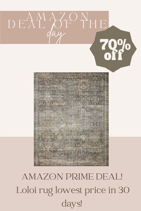 Amazon prime Loloi rug!
Now 70% off
Living room rug
Amazon prime day

#LTKxPrimeDay #LTKsalealert #LTKhome