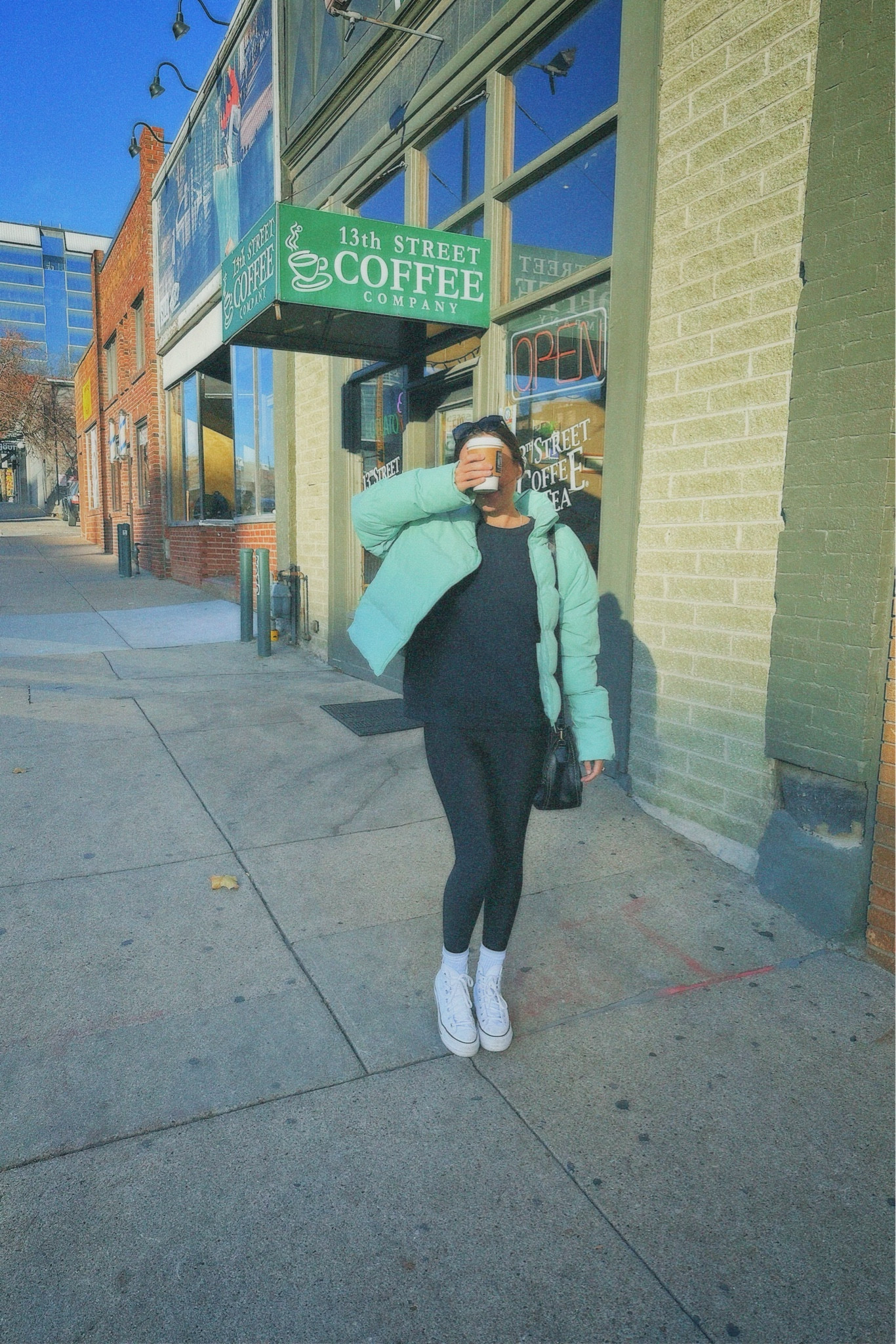 Comfy casual errand outfit with leggings and puffer coat 

#LTKfitness #LTKfindsunder100 #LTKsalealert