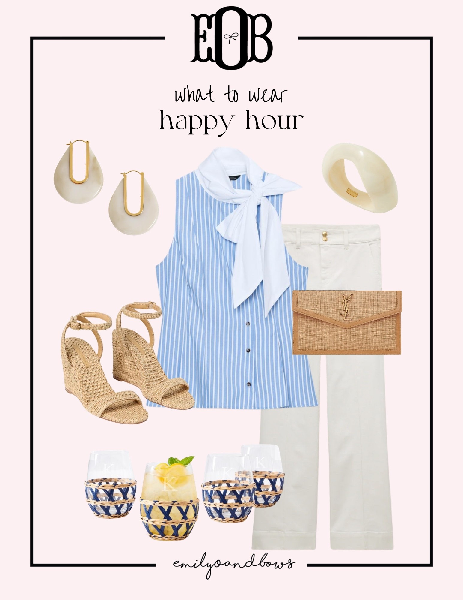 What to wear to happy hour! 🥂🌊☀️