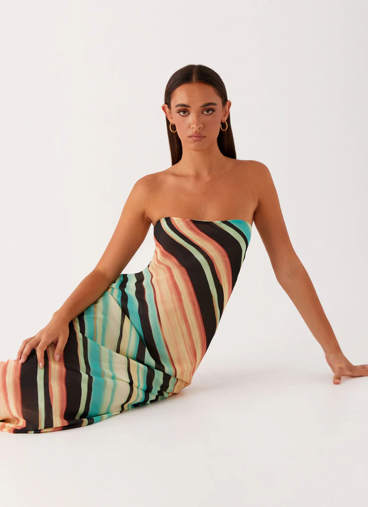 Como Maxi Dress - Stripe | Peppermayo (Global)