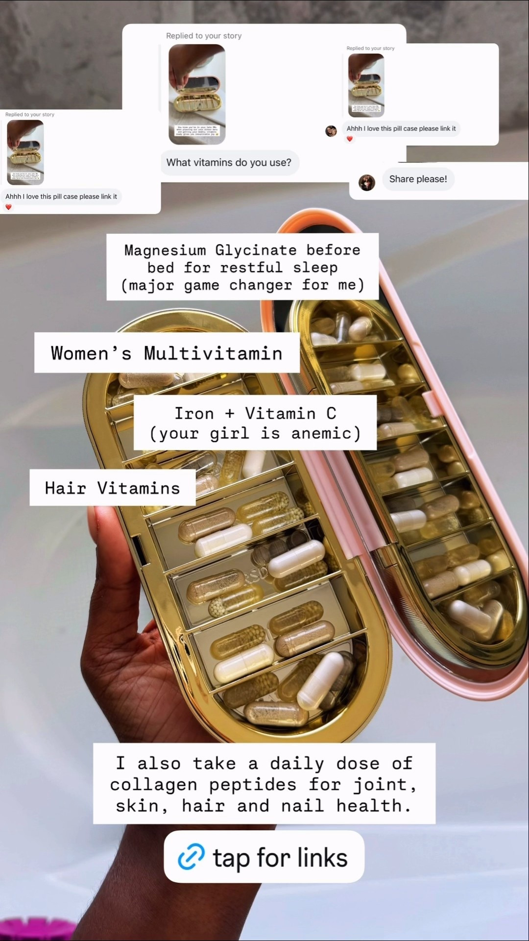 My daily vitamins

#LTKselfcare #LTKdayinmylife #LTKmorningroutine