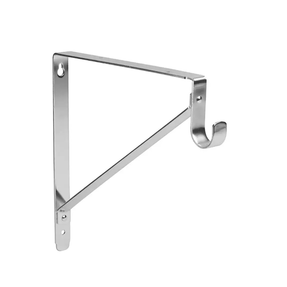 LIDO Designs 12-Inches L x 10.88-Inches H Polished chrome Metal Closet Rod | LB-10-8150A | Lowe's