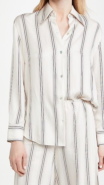 Fine Variegated Stripe Button Down Shirt | Shopbop