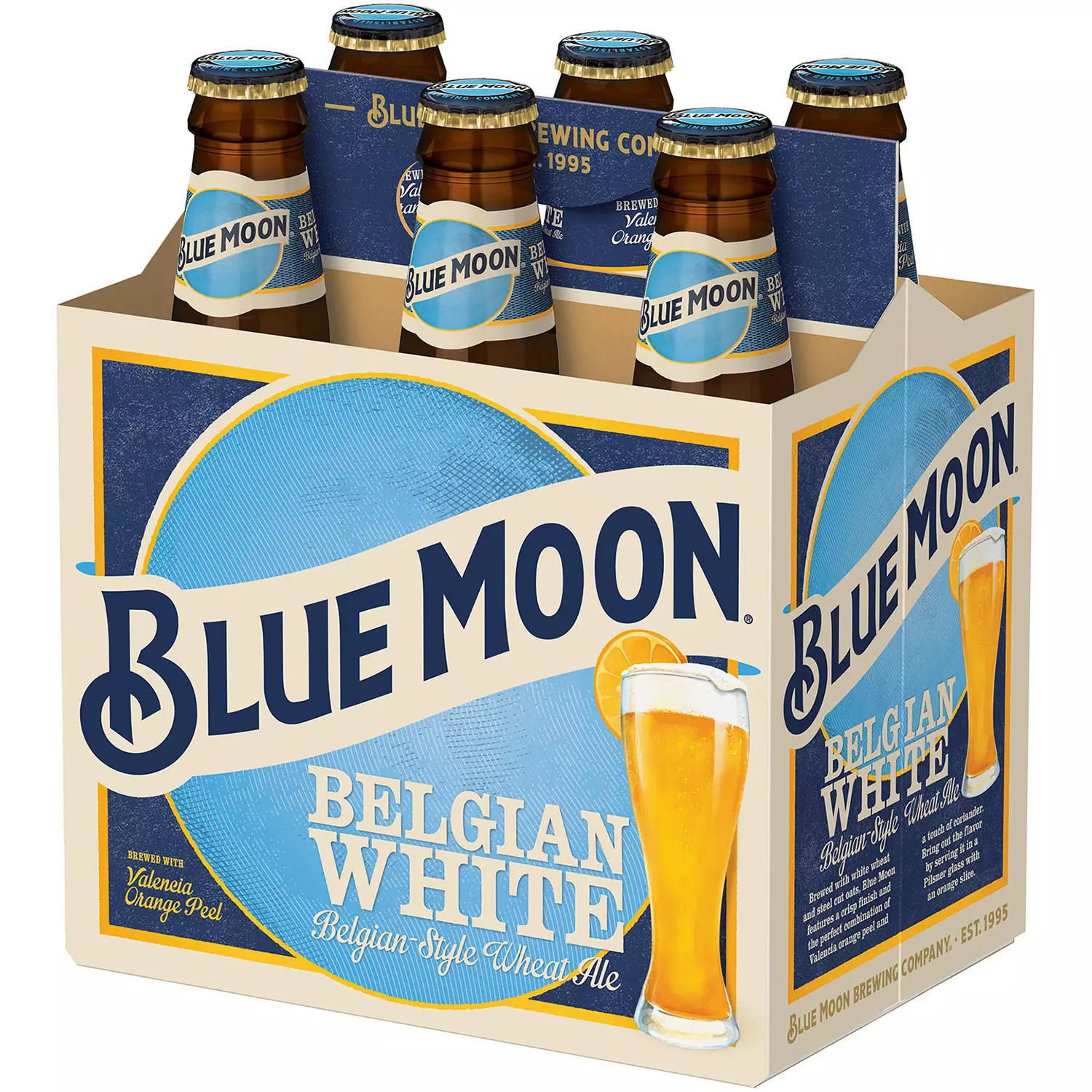 Blue Moon Belgian White Ale Beer, 12 fl. oz. bottle, 6 pk. | Sam's Club