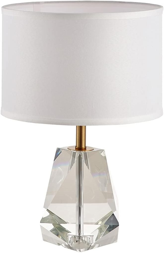 Lámpara de mesa de noche de estilo europeo Lámpara de mesa de cristal para sala de estar, dormi... | Amazon (US)