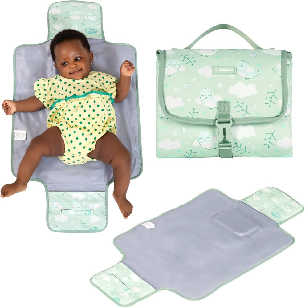 BabbleRoo Baby Changing Pad - Comfortable Portable Changing Pad, Compact, Fits in Any Diaper Bag ... | Amazon (US)