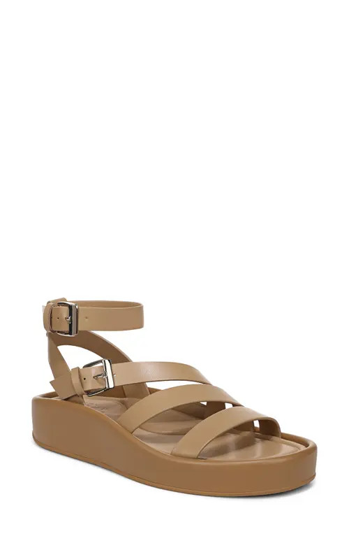 Naturalizer So Sweet Platform Ankle Strap Sandal in Dune Dust Tan at Nordstrom, Size 7 | Nordstrom