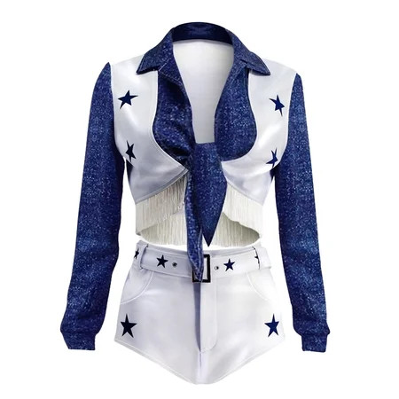 Dateuuo Dallas Cowboy Cheerleader Kids Trendy Cheerleader Halloween for Adults & Kids | Walmart (US)