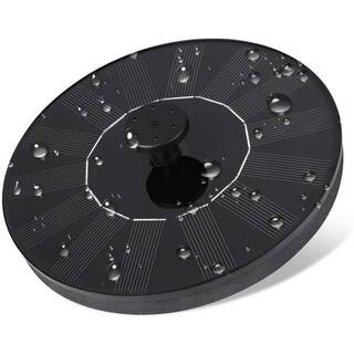 Solar Bird Bath and Water Fountain with 4 Different Nozzle Heads - Perfect for Bird Baths and Sma... | The Home Depot