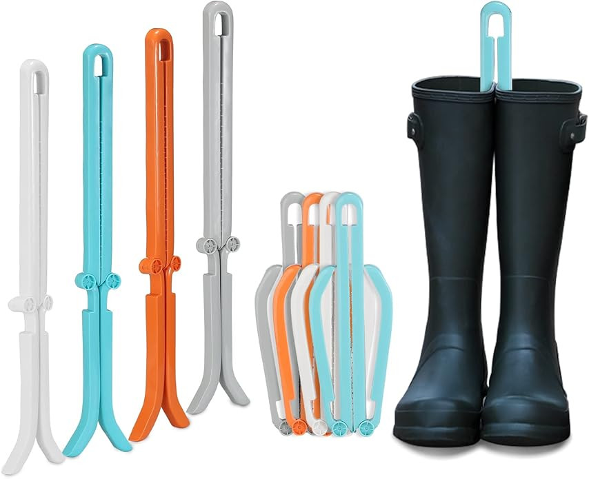 ONEDONE Folding Boot Stands Adjustable Boot Clips for Tall Knee High Shoes | Amazon (US)