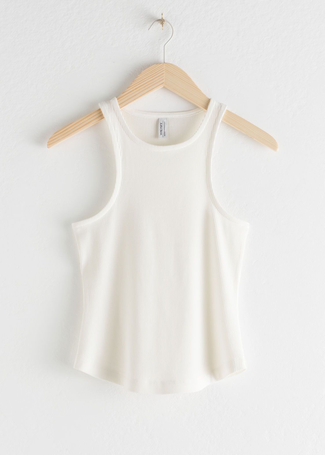 Fitted Racer Back Ribbed Tank Top | & Other Stories (EU + UK)