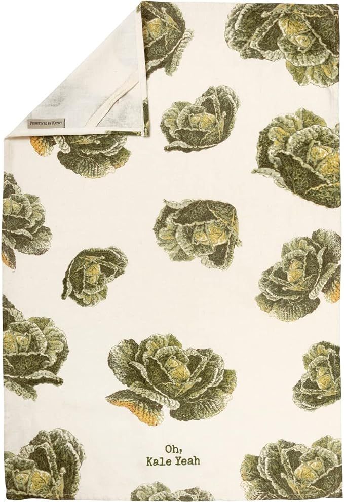 Primitives by Kathy Oh, Kale Yeah Decorative Kitchen Towel | Amazon (US)