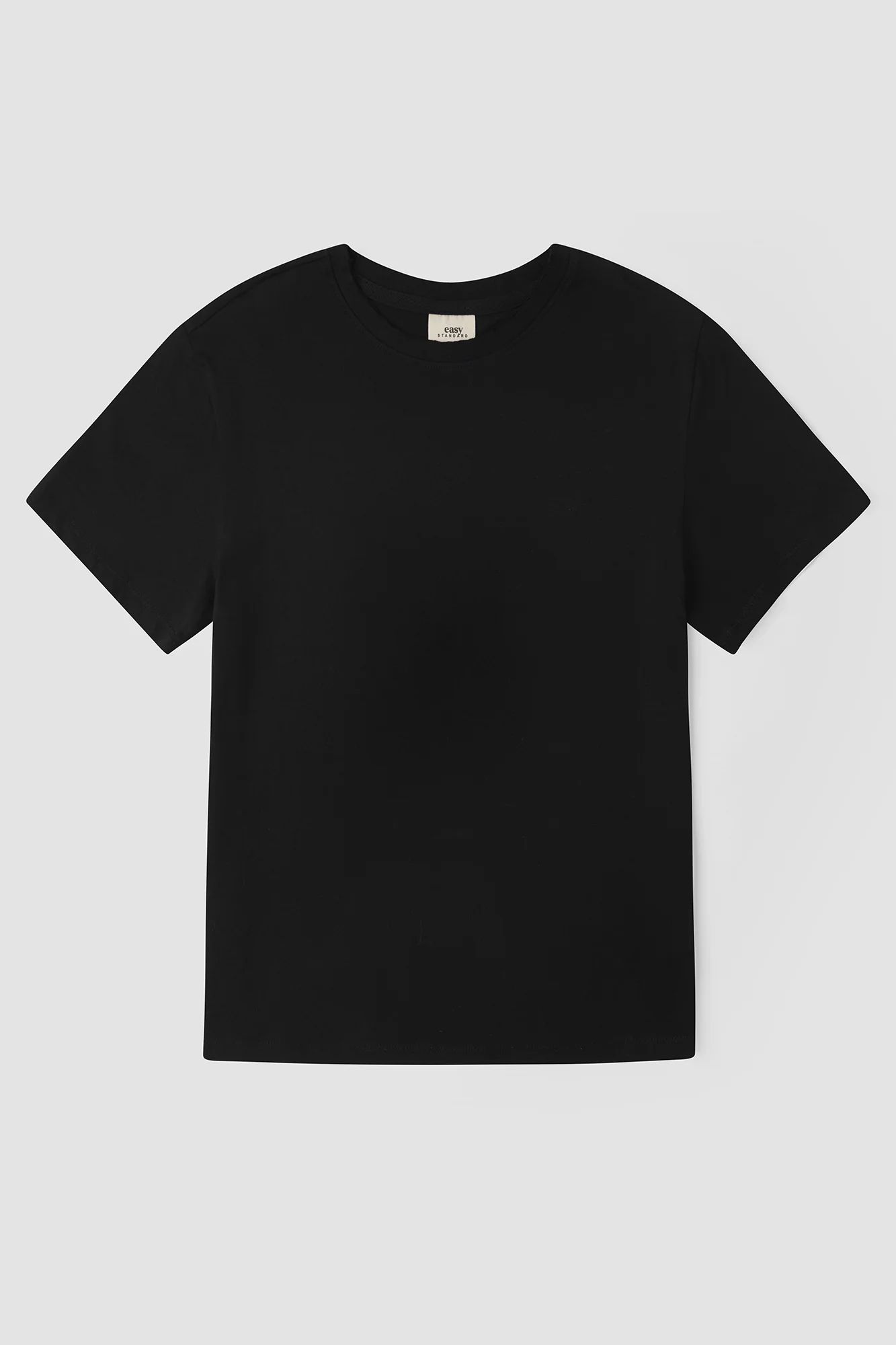 Vintage Relaxed Crew Neck T-Shirt (Jet Black) | EasyStandard