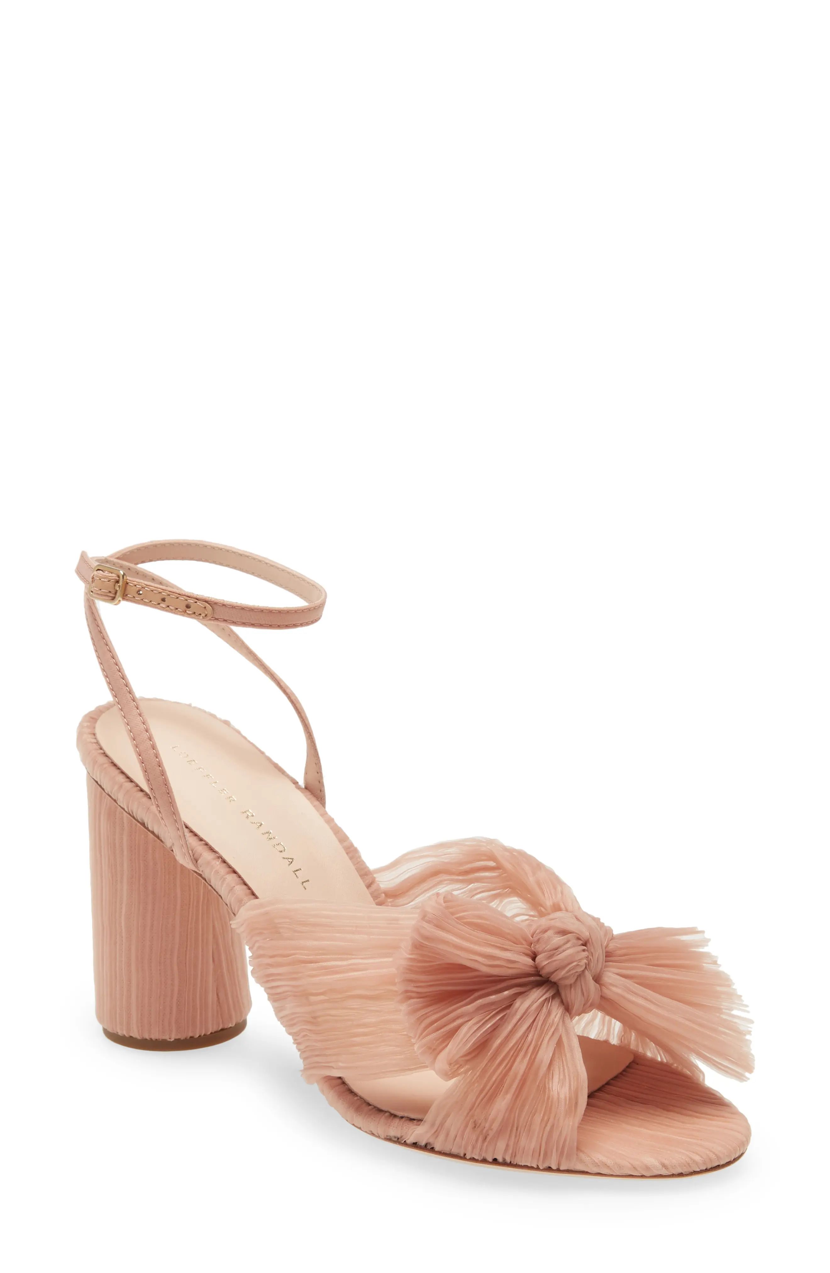 Loeffler Randall Camellia Knotted Sandal in Beauty at Nordstrom, Size 5 | Nordstrom