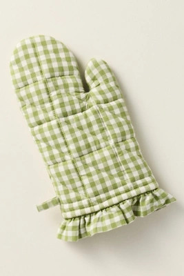Brynn Gingham Oven Mitt | Anthropologie (US)