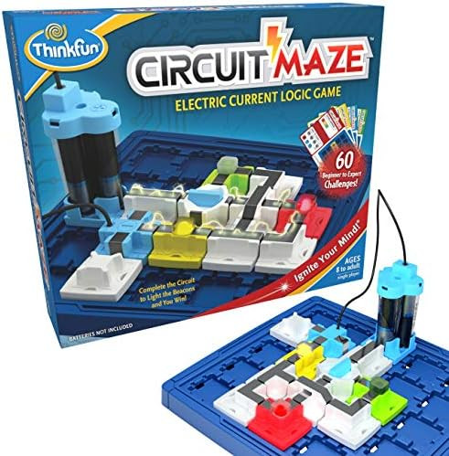 ThinkFun Circuit Maze Electric Current Brain Game and STEM Toy for Boys and Girls Age 8 and Up - ... | Amazon (US)