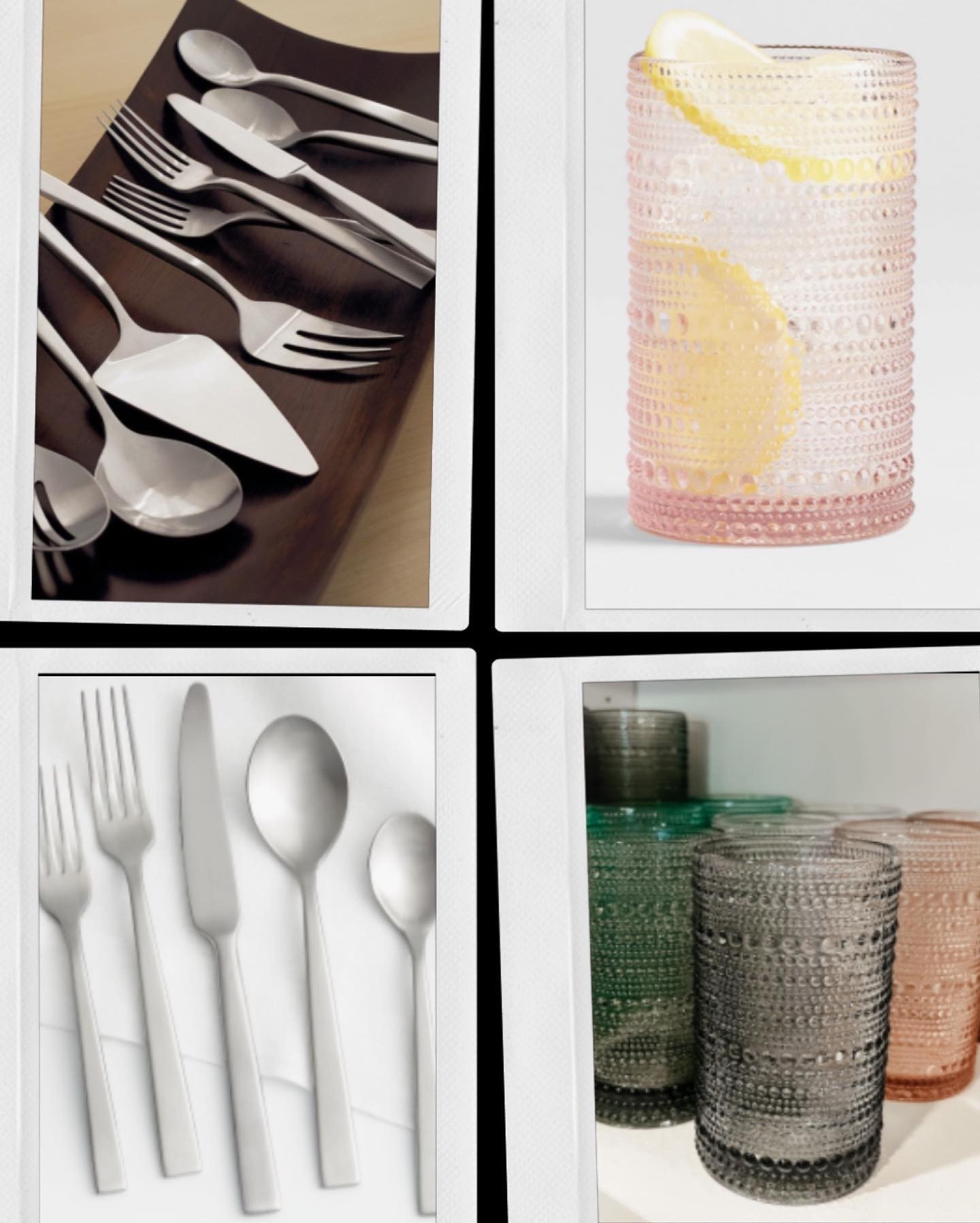 Because the little details do matter—elevating everyday dining with modern flatware and textured glassware. 

Mixing clean lines with subtle statement pieces for a table that feels just as good as the food served on it. 

Who else loves a well-set table? 

#DineInStyle #EffortlesslyElegant #TablescapeGoals

#LTKParties #LTKFindsUnder50 #LTKFindsUnder100