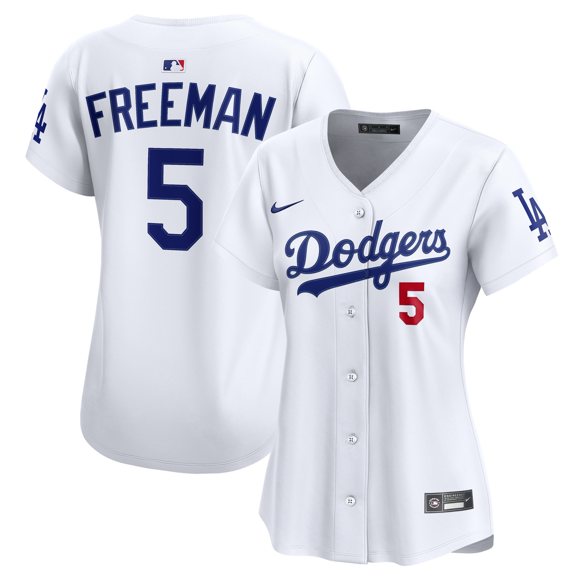 Women's Nike Freddie Freeman White Los Angeles Dodgers Home Limited Player Jersey | Fanatics