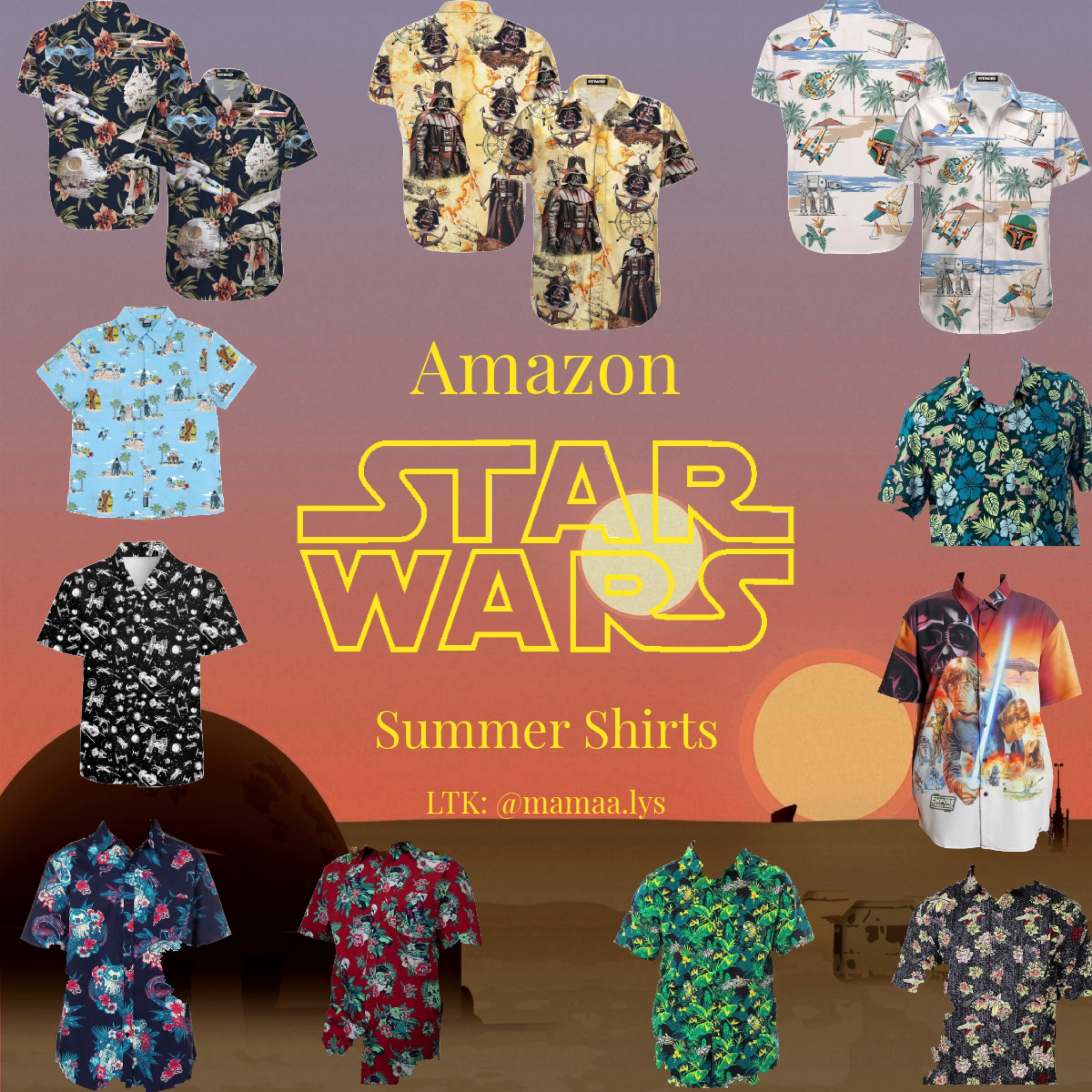 Star Wars Summer shirts | Star Wars Hawaiian shirts | Star Wars men’s shirts | Disney summer shirts | Disney men’s shirts | Disney summer Star Wars | Disney | Men’s | Summer | Summer outfits 

#LTKMens #LTKSeasonal #LTKFindsUnder50