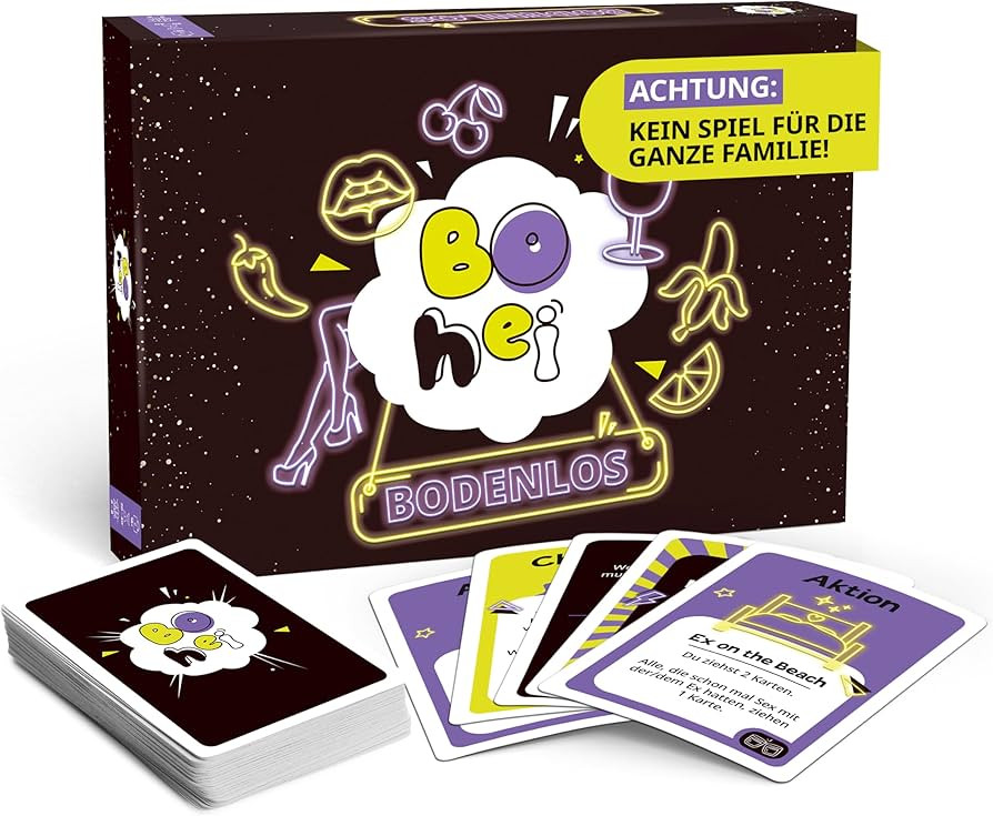 Bohei - Bodenlos - Das Schlüpfrige Partyspiel Von Ana & Tim Johnson - Bodenlose Karten Für Eine... | Amazon (DE)