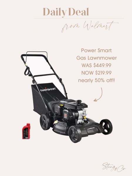 Daily deal from Walmart! This Power Smart lawnmower is nearly 50% off!

Home improvement - gardening - Father’s Day gift - outdoor 

#LTKsalealert #LTKmens #LTKhome